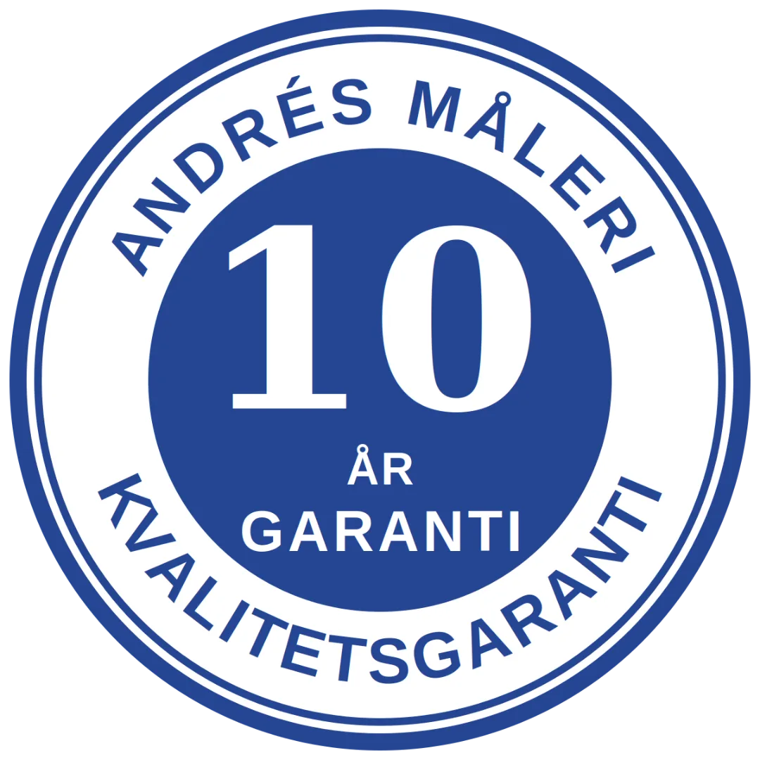 Andrés Måleri – 10 års kvalitetsgaranti på fasadrenovering
