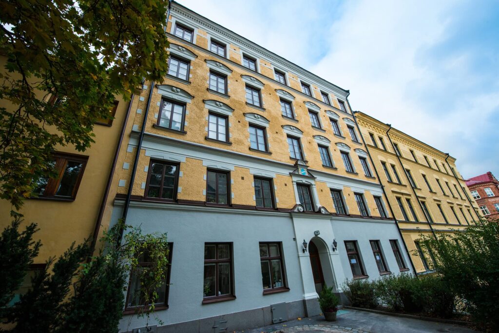 Fasad i Uppsala